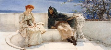 Sir Lawrence Alma Tadema Painting - A Declaration Romantic Sir Lawrence Alma Tadema